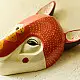 shop Handmade Wooden Hanging Mask - Rabbit