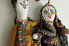 Dhingli | Cotton Handmade Kutchi Doll - Set of Two