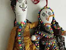 Dhingli | Cotton Handmade Kutchi Doll - Set of Two