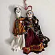handcrafted kutchi cotton dhingli dolls featuring traditional colorful mirror work outfits