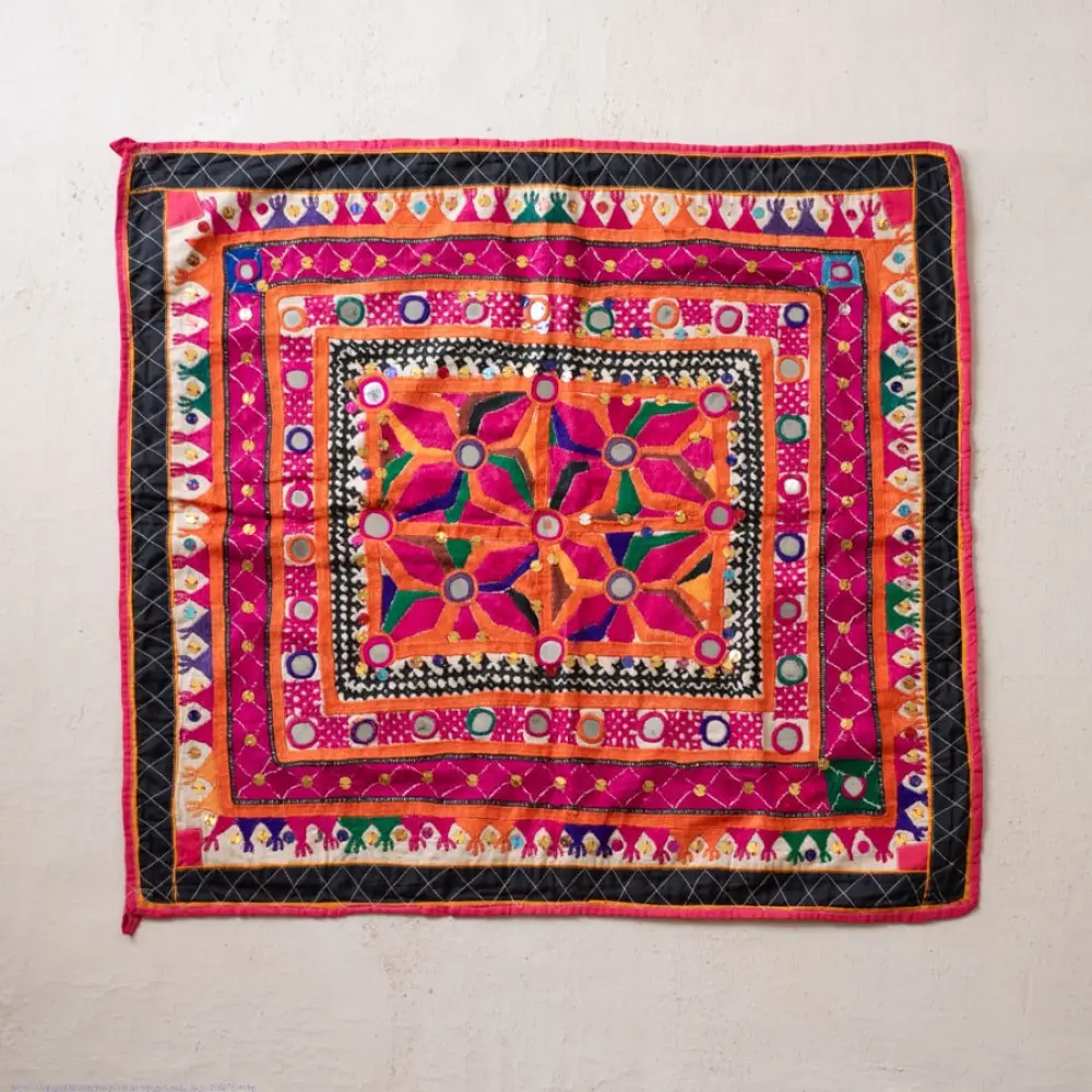 Hand Rabari Embroidery - Kutchi Old Piece