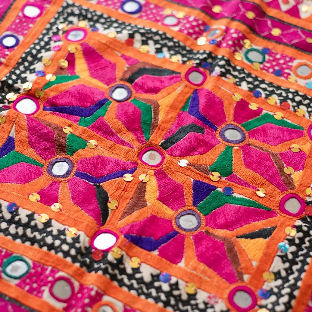Hand Rabari Embroidery - Kutchi Old Piece