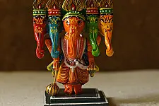 Wooden Toys | Panch Mukhi Ganesh