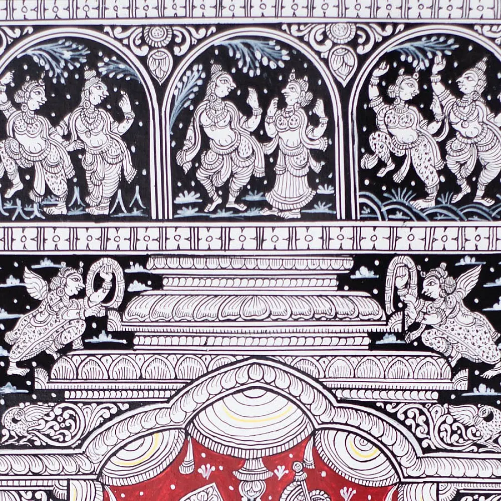 shop Traditional patachitra Painting ~ Krishna Story