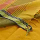 Shop Begampuri Cotton Yellow Saree With Woven Butta & Border