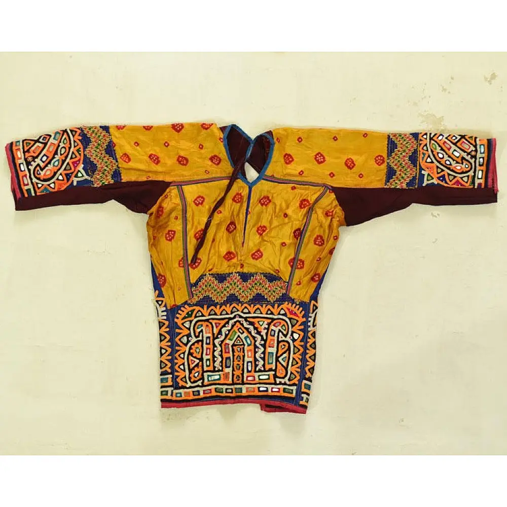 Old Embroidered Rabari Blouse