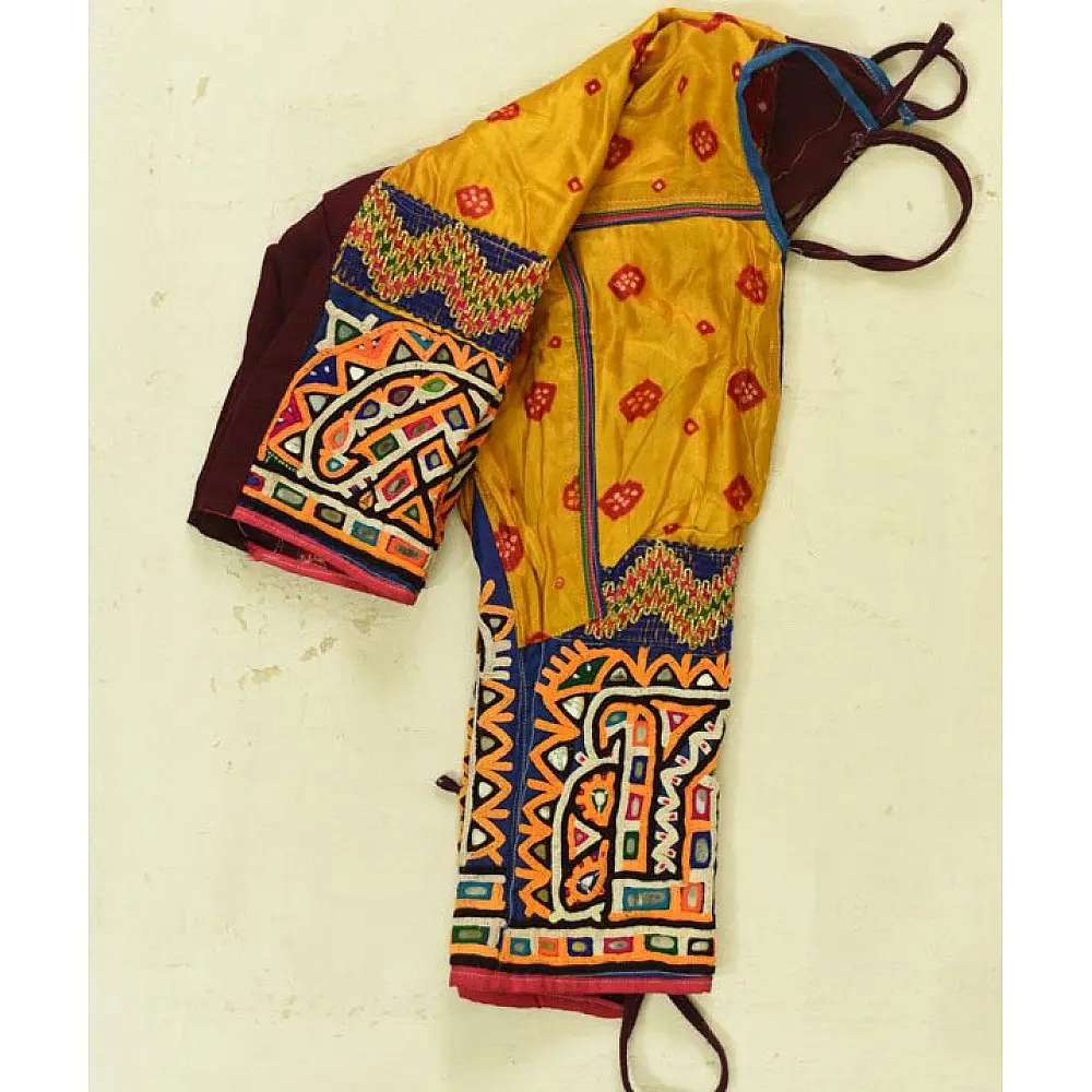 Old Embroidered Rabari Blouse