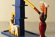 Etikoppaka | Wooden Toy ~ Hand Pump