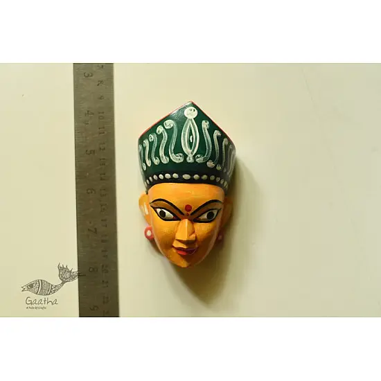 shop handmade craft from bangal wooden mask - Tribal Goddess