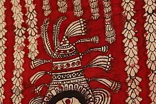 Sacred cloth of the Goddess- Nageshvari Maa ( 60" x 68")