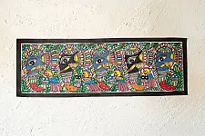 Madhuban . मधुबन ❁ Madhubani Painting - Gaj