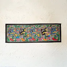 Madhuban . मधुबन ❁ Madhubani Painting - Gaj