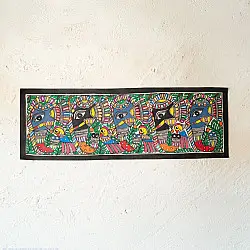 Madhuban . मधुबन ❁ Madhubani Painting - Gaj