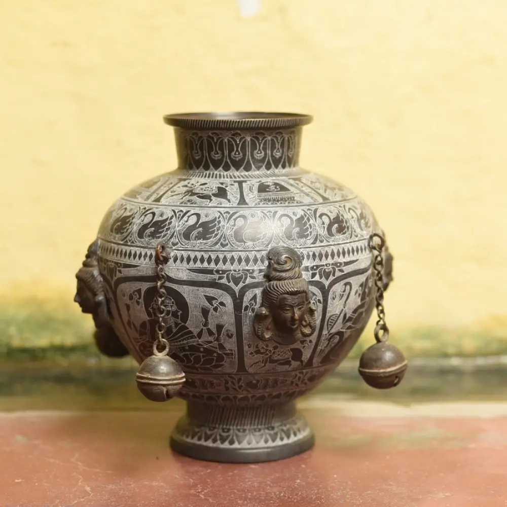 Shop Antique from Khajuraho Brass lota