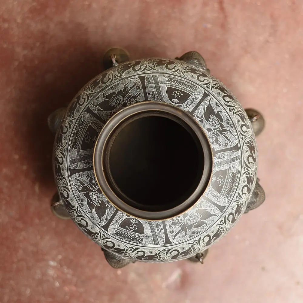Shop Antique from Khajuraho Brass lota