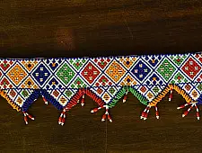 Shubh-Laabh | Glass Bead Door Toran - Triangle Design