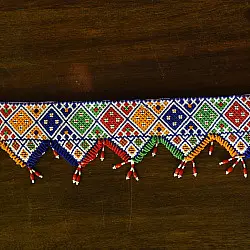 Shubh-Laabh | Glass Bead Door Toran - Triangle Design