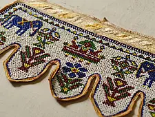 Prachin . प्राचीन | Handmade Bead Work ~ Old Hanging Ganesha Toran