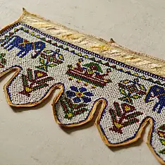 Prachin . प्राचीन | Handmade Bead Work ~ Old Hanging Ganesha Toran