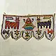 Gujrat Bead Work - Old & Antique Wall Hanging - Laxmi Motif Chakda