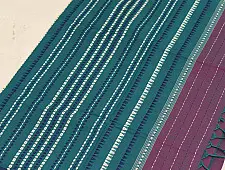 Sadaa . सदा ✡ Begampuri Cotton Purple Saree With Green Pallu
