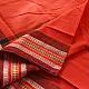 Cotton weaves ~ Ikat Saree Red