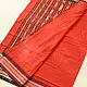 Cotton weaves ~ Ikat Saree Red