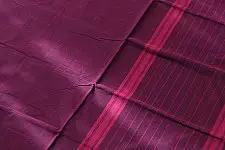 Rojana | Handloom Andhra Cotton Saree - Deep Violet