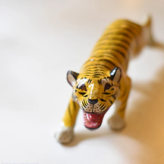 shop Handmade Nirmal Wooden Tiger Toy