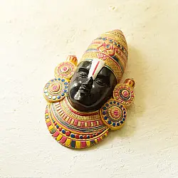 Handmade Wooden Mask - Balaji