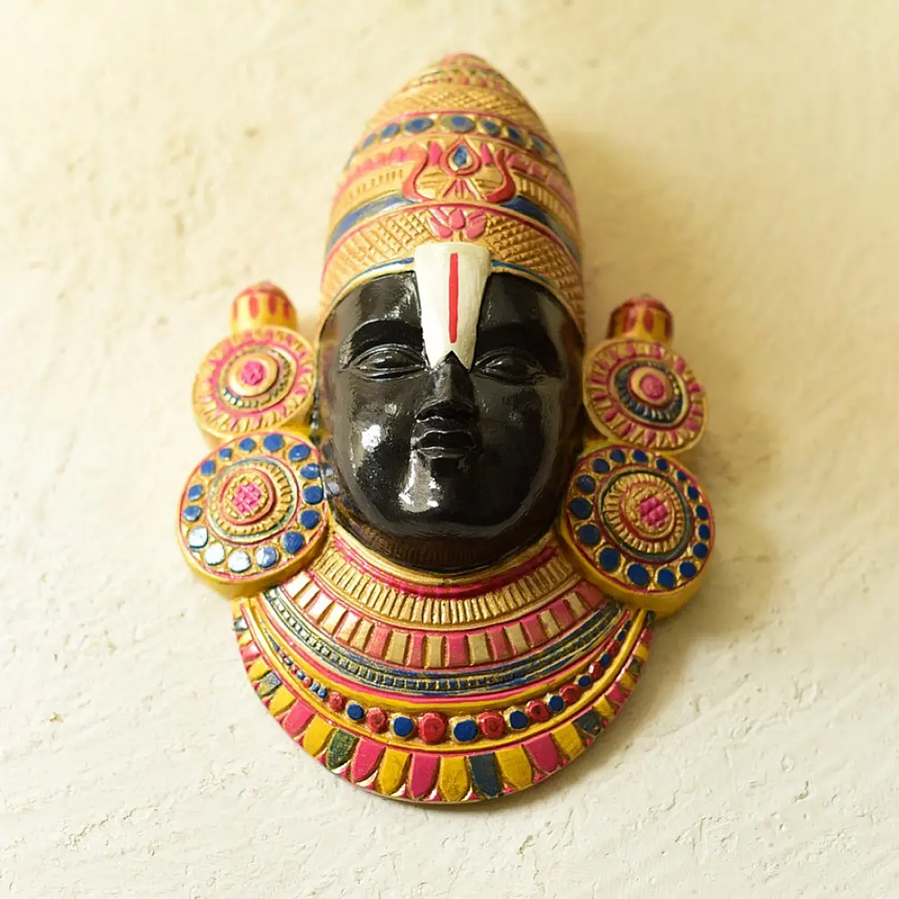 shop handmade wooden mask - Balaji