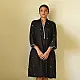 shop Jamdani Handloom Cotton Black Dress