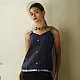 buy Handloom Jamdani Dark Blue Sleeveless Top 