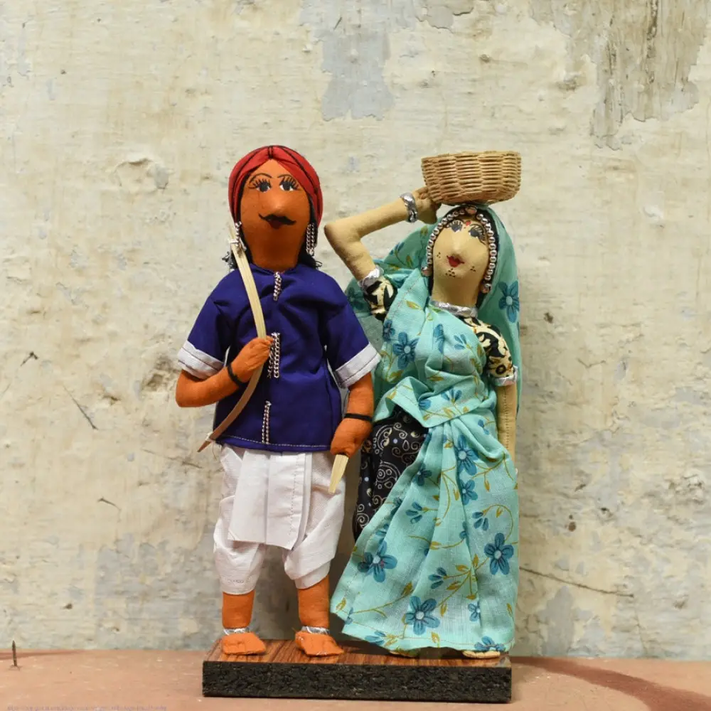 Buy Jhabua Handmade Fabric Doll (Bhil) - F