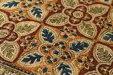 A finite infinity ❧ Kalamkari Natural Color Dhurrie ( 2 X 3 ) - E