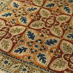 A finite infinity ❧ Kalamkari Natural Color Dhurrie ( 2 X 3 ) - E