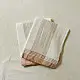 shop Handloom Cotton x Cotton Dhoti Khes - Rose Gold Border 