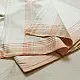 shop Handloom Cotton x Cotton Dhoti Khes - Rose Gold Border 