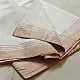 shop Handloom Cotton x Cotton Dhoti Khes - Rose Gold Border 