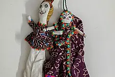 Dhingli | Cotton Handmade Kutchi Traditional Doll Set (Pair)