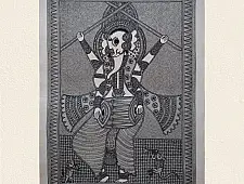 Aripan | Madhubnai Painting - Ganesha
