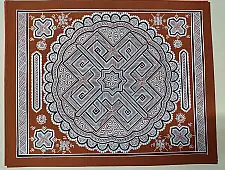 Mandana Art Painting | Geometric Mandana Design