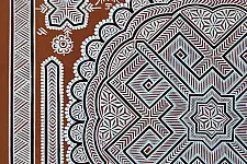 Mandana Art Painting | Geometric Mandana Design