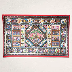 Chitra Katha . चित्र कथा | Pattachitra Traditional Painting ~ Krishna & Gopi