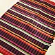  handloom begampuri pure cotton saree in black with vibrant multi-color yellow red green and white plaid check patterns   