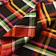  handloom begampuri pure cotton saree in black with vibrant multi-color yellow red green and white plaid check patterns   