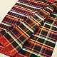  handloom begampuri pure cotton saree in black with vibrant multi-color yellow red green and white plaid check patterns   