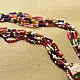 Handmade Tribal Bead & Embroidered Necklace 