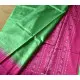 shop Handwoven Pure Tussar Silk Green Saree