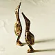 shop Rustic Handmade Wood Burning Art - Bird Herons (Set of Two)